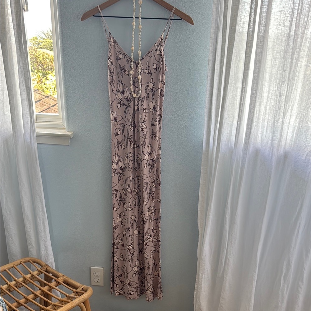 Floral Maxi Dress in Pink
